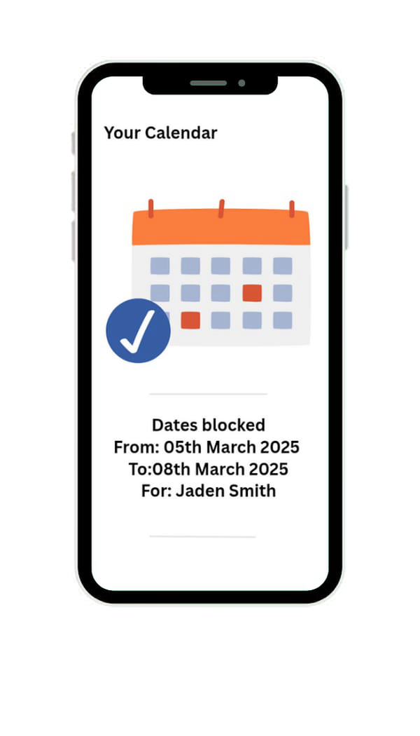 iPhone app
            meal approving plan screen